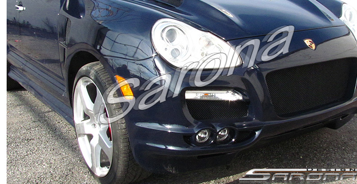 Custom Porsche Cayenne  SUV/SAV/Crossover Front Bumper (2002 - 2006) - $990.00 (Part #PR-008-FB)